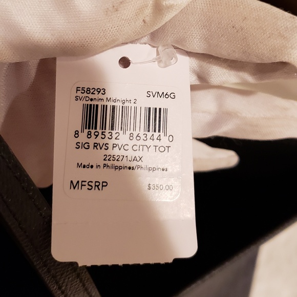 Brand New Coach Reversible Tote Bag MSRP $350 - Picture 2 of 4